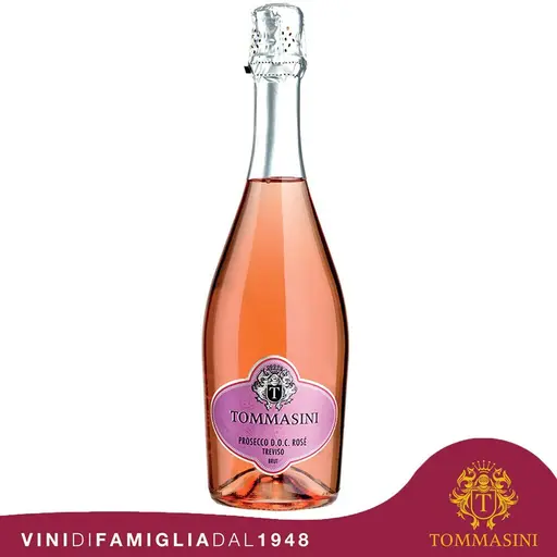 Prosecco Rose Brut DOC Treviso Tommasini, VINI DI FAMIGLIA DAL 1948, origine Veneto Italia, 11
