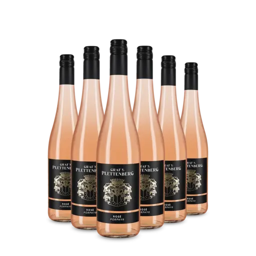 6 sticle Graf Plettenberg Rose Porphyr sec