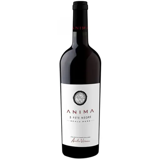 Vin rosu sec Domeniile Sahateni - Aurelia Visinescu Anima 3 Fete Negre