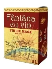 Hermeziu Fantana cu Vin Rosu Demidulce Bag in Box