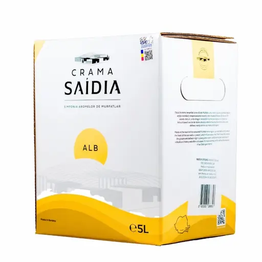 Crama Saidia Chardonnay Demisec Bag in Box