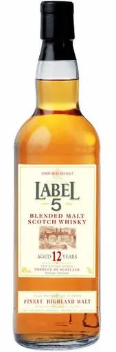 Label 5 Blended Scotch Whisky 12YO