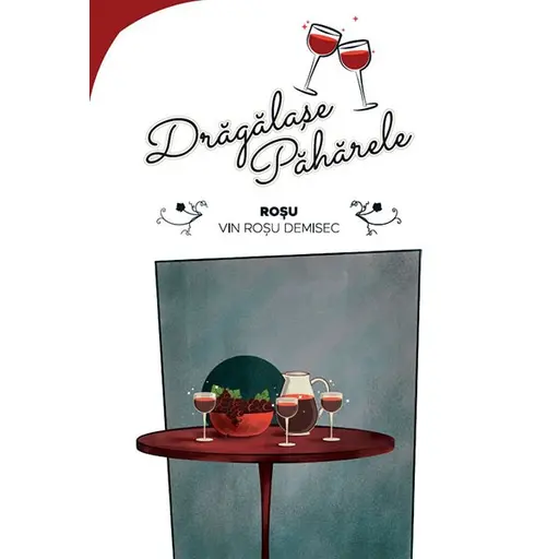 Vin rosu demisec Jidvei Dragalase Paharele, Bag in Box