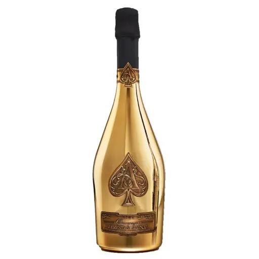 ARMAND DE BRIGNAC Ace of Spades Brut GOLD MV Velvet Bag
