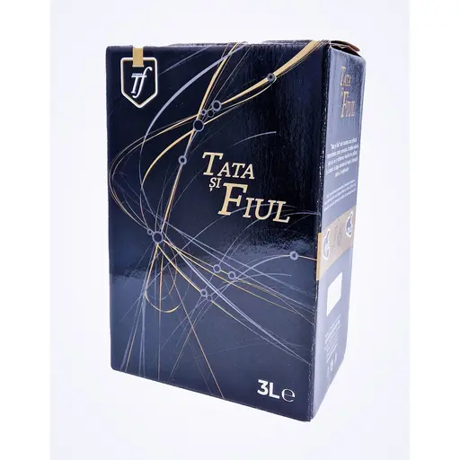 Vin rosu Tata si Fiul Babeasca Neagra & Feteasca Neagra demidulce bag in box