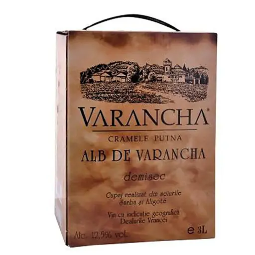 Vin alb demisec de Varancha, Cupaj din soiuri albe Pret avantajos