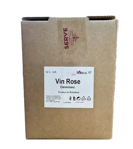 Serve Rose Demisec Bag in Box