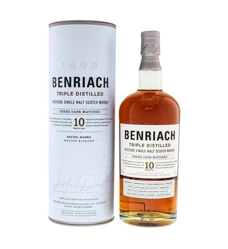 Benriach Triple Distilled 10 Years Old Speyside Single Malt Scotch Whisky