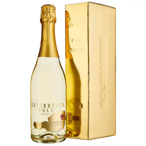 Vin spumant alb Osterreich Gold 23k GBX
