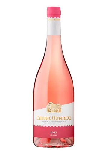Vin rose demisec Castel Huniade, Merlot, Cabernet Sauvignon, Syrah