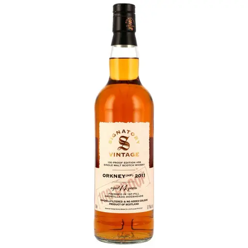 Signatory Vintage Orkney Amontillado 2011 14 Ani 100 Proof Batch #58