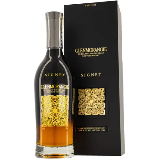 Whisky Single Malt Glenmorangie 12 ani, alcool, + cutie