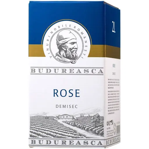 Budureasca Vin Rose Demisec BIB