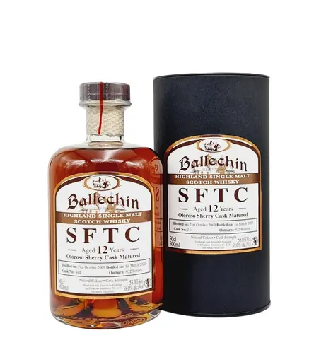 Ballechin 12 Ani 2009 Oloroso Sherry Cask Whisky