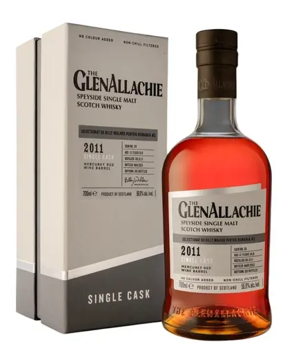 GlenAllachie Single Malt Mercury Red Romania 13 YO