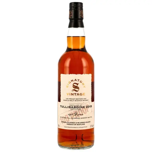 Signatory Vintage Tullibardine 2015 9 Ani 100 Proof Batch #44