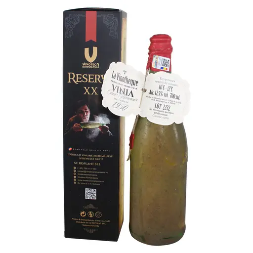 Vin alb sec de colectie Vinia, Riesling Italian 1986, Podgoria Cotnari