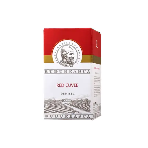 Vin rosu sec, Budureasca Cuvee bag in box