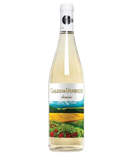 Galbena de Odobesti, Demisec