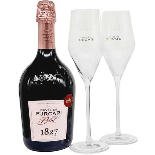 Purcari 1827 Cuvee Rose Brut Gift Pack