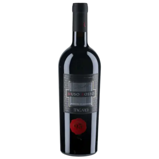 Vin rosu, Tagaro, Muso Rosso Primitivo di Manduria, sticla, rosu