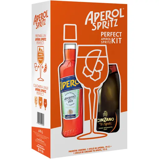 Pachet Aperol Spritz + Prosecco Cinzano To Spritz