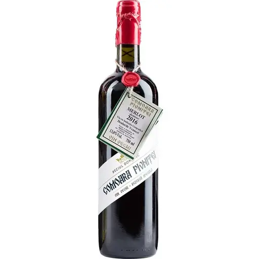 Vin rosu demisec Beciul Domnesc Comoara Pivnitei, Merlot