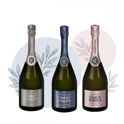 Charles Heidsieck ALL NV Champagne 3 Pack