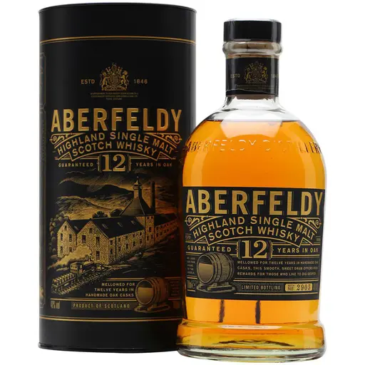 Whisky Aberfeldy 12 YO, Single Malt, Cutie