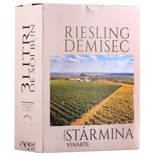 Vinarte Starmina Vin Alb Cuvee Demisec BIB