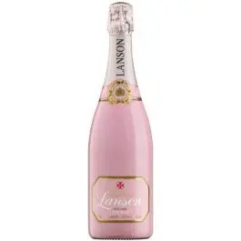 Lanson Sampanie Rose Label Brut Pink