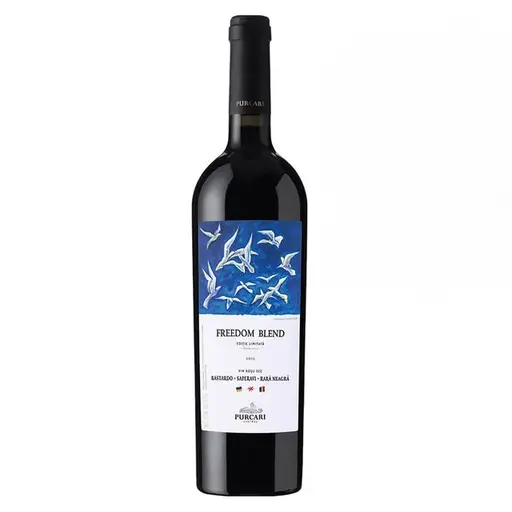 Vin rosu sec de Purcari Freedom Blend, Bastardo, Saperavi si Rara Neagra