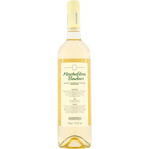 Vin Alb Moschofilero Boutari, Sec