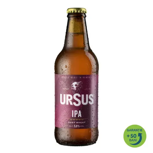 Ursus Bere blonda IPA sticla
