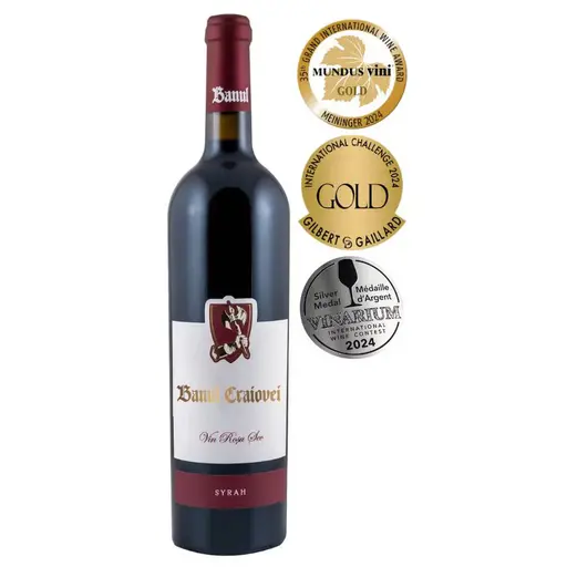 Vin rosu Banul Craiovei, Syrah, sec