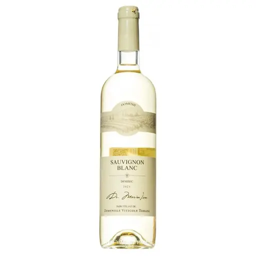 Vin Alb Varietal, Demisec, Sauvignon Blanc, Domeniile Tohani
