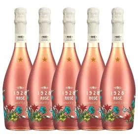 Pachet 5 sticle Vin spumant roze sec, Cavicchioli Emilia-Romagna, Italia