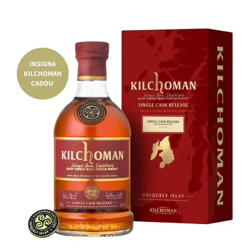 Whiskey Kilchoman Single Cask Release #233/2018, note de caramel ars, piper