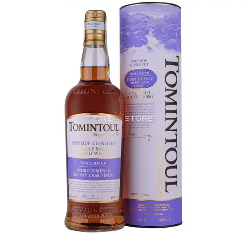 Tomintoul Pedro Ximenez Sherry Cask Finish Speyside Single Malt Scotch Whisky