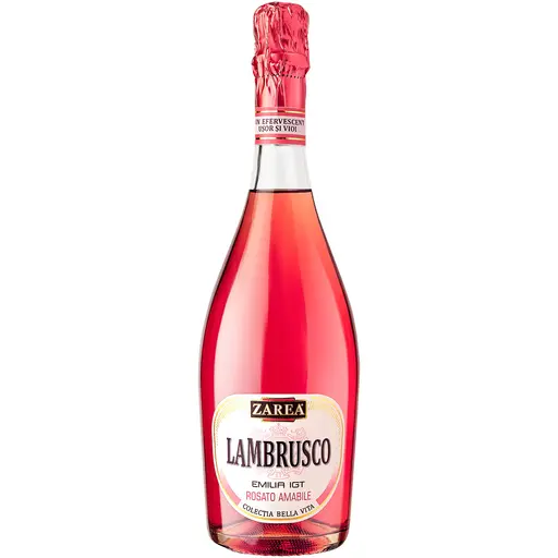 Vin frizzante Zarea Bella Vita Lambrusco Emilia I.G.T. Rosato Amabile