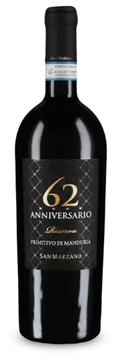 primitivo Anniversario 62 Primitivo di Manduria Riserva