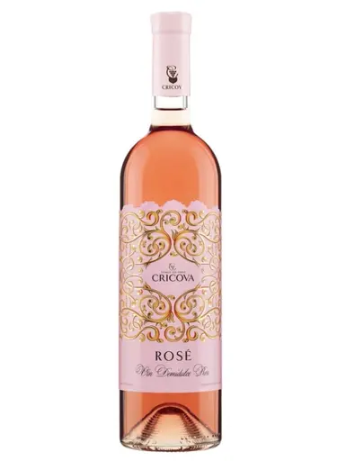 Vin rose demidulce Cricova Ornament, alcool