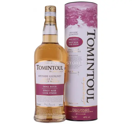 Tomintoul Pinot Noir Cask Finish Speyside Single Malt Scotch Whisky