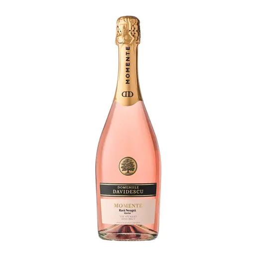 Spumant rose sec Domeniile Davidescu Momente Rose Rara Neagra