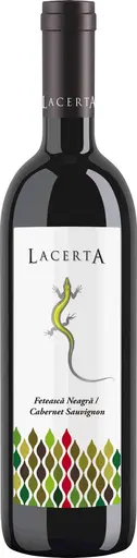 Vin rosu sec Lacerta, Feteasca Neagra si Cabernet Sauvignon