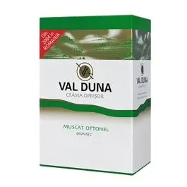 Crama Oprisor Val Duna Vin Alb Muscat Ottonel BIB
