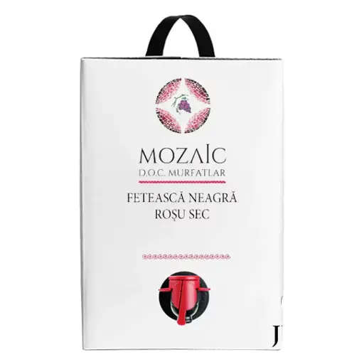 Vin Feteasca Neagra, Mozaic, Bag in Box, sec, rosu