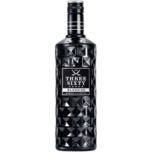 Vodka Three Sixty Black 42