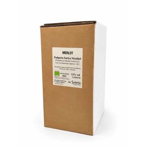 La Sapata Vin ecologic BIB Merlot sec