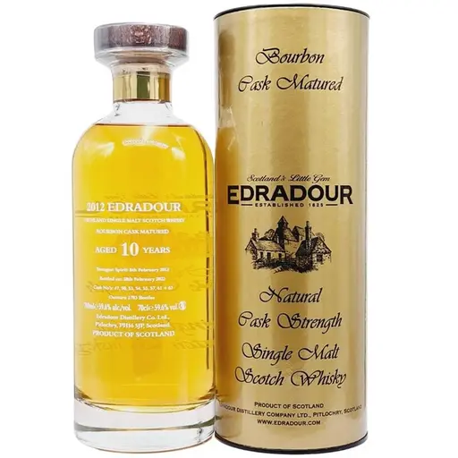 Edradour 10 Ani 2012 Bourbon Cask Matured Whisky